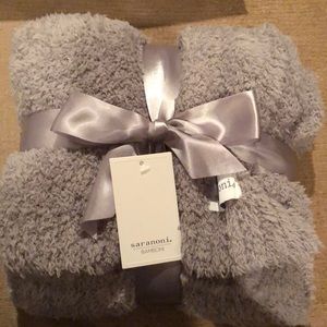 Saranoni gray receiving blanket